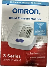 Omron 3 Series BP7100 Upper Arm Blood Pressure Monitor - Multicolor-