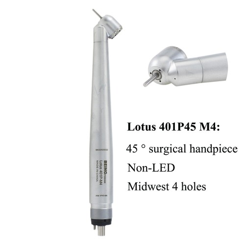 BEING 45° Dental High Speed Surgical Handpiece NSK Kavo 4 Hole 6 Pin LED Coupler - Picture 25 of 133