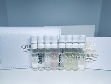 CREED Women's Perfume Collection White Leather Wallet Gift Set 8x1.7ml
