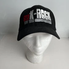 K-Rock Radio Hat Cap Fitted Black Embroidered Howard Stern New York Proflex