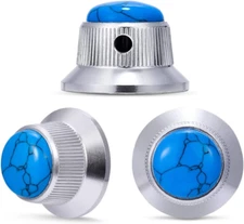 Top Hat Guitar Bass Potentiometer Control Knobs with 6Mm Dia. Shaft Pots 