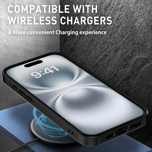 For iPhone 16 Pro Max 15 14 13 12 11 Shockproof Mag Safe Case Camera Stand Cover - Picture 5 of 14