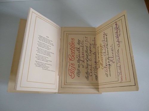 THE GOLDEN BOND by George T Smart Pilgrim Press Wedding Booklet 1909 Ephemera - Picture 2 of 5