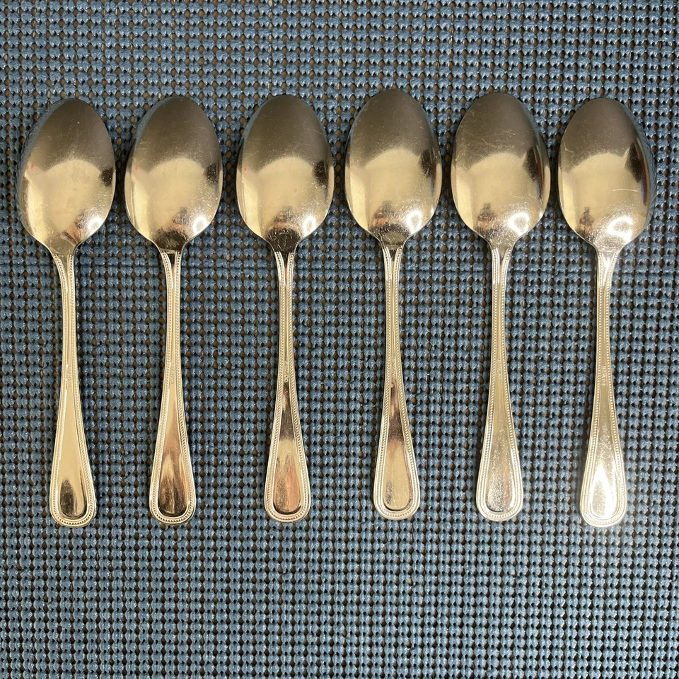 CUTIPOL D. Maria Teaspoons (6 5/8”) Set Of 6 Stainless 18/10 Portugal - Image 3 of 4