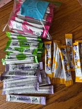 62 Wyler's Light Singles To Go Powder Packets Lavender, Peach Ring, etc