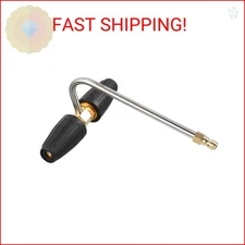 Tool Daily Gutter Cleaner Attachment for Pressure Washer, 2 Rotating Turbo Nozzl