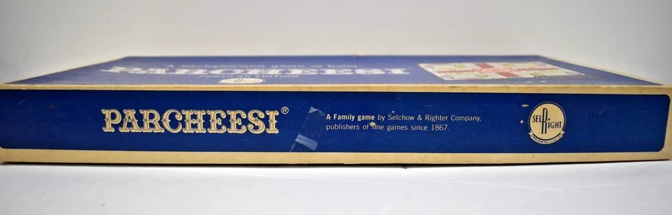 Vintage 1964 Parcheesi Backgammon Game of India Game Board Popular Edition - Image 2 of 4