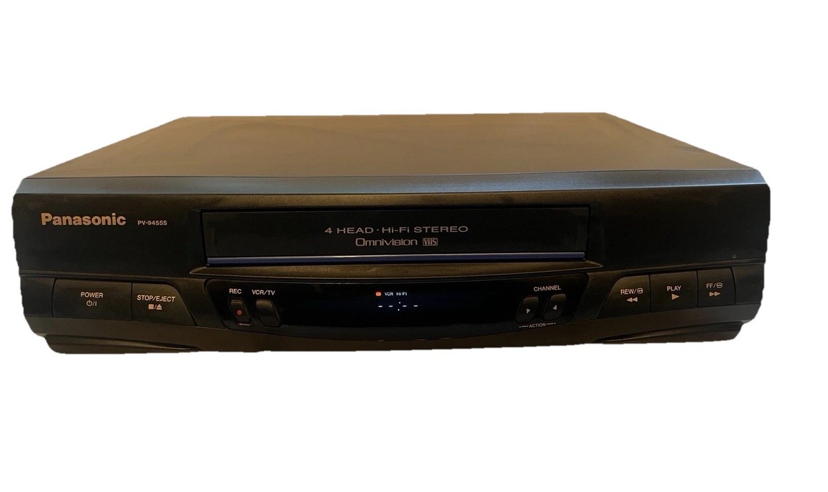 Panasonic Panthers ピステ Panasonic Blueline 4-Head VCR PV-9455S Hi Fi VHS Player