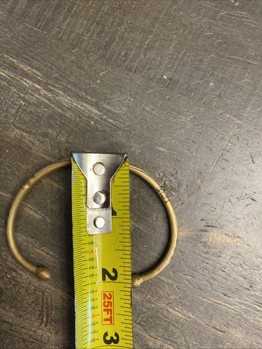 Vintage Engraved Cuff Bracelet - Non Magnetic - Brass Or Copper ? See Pics 22G - Picture 6 of 12