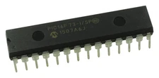 2PC MICROCHIP - PIC16F73-I/SP - 8 Bit MCU, Flash, PIC16 Family PIC16F7x Series