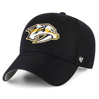 47 Brand Adjustable Cap - Nhl Nashville Predators Schwarz