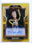 2025 Topps Pixar Gold Tom Hanks Auto Gilded Authentic Auto AA-TH Toy Story Woody