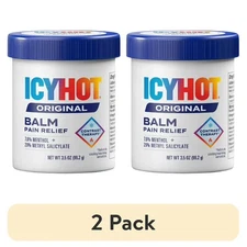 (2 pack) Icy Hot Original Pain Relief Balm, 3.5 oz..