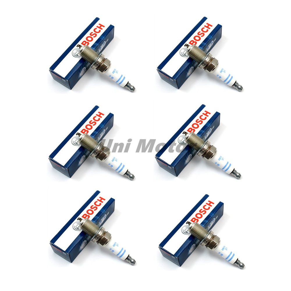 6 pcs OEM Bosch Iridium Spark Plug 12568387 For Buick Chevrolet GMC Pontiac