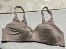 WARNERS 01275 BEIGE 36C WIRELESS BRA