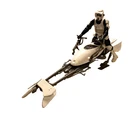 Vintage 1983 Kenner Star Wars SPEEDER BIKE & BIKER SCOUT Trooper w/Weapon Set