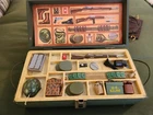 Vintage GI Joe Footlocker & Accessories, Incl Shark's Surprise & Deep Sea Diver