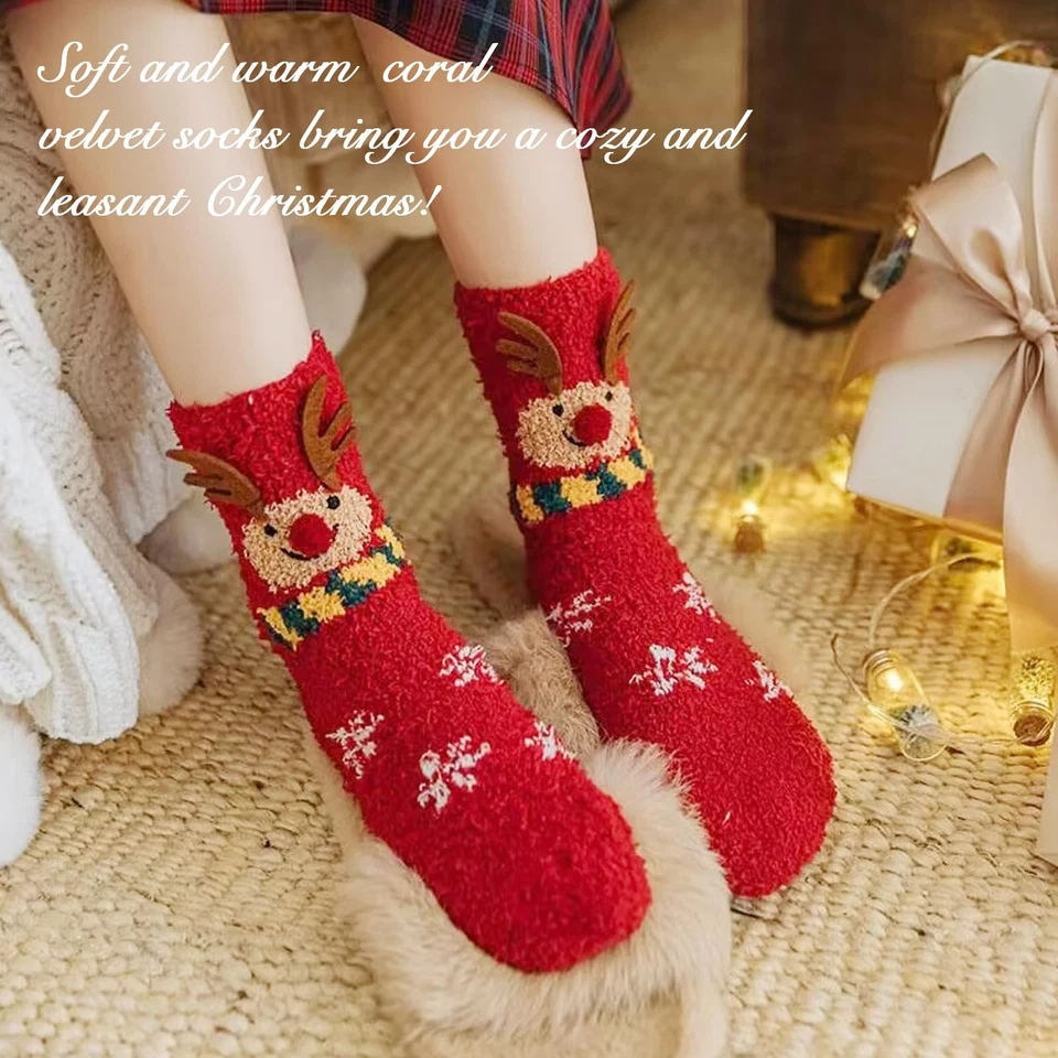 Cesta de regalo de Navidad para mamá vaso vela calcetines baño spa Foto 4 de 4