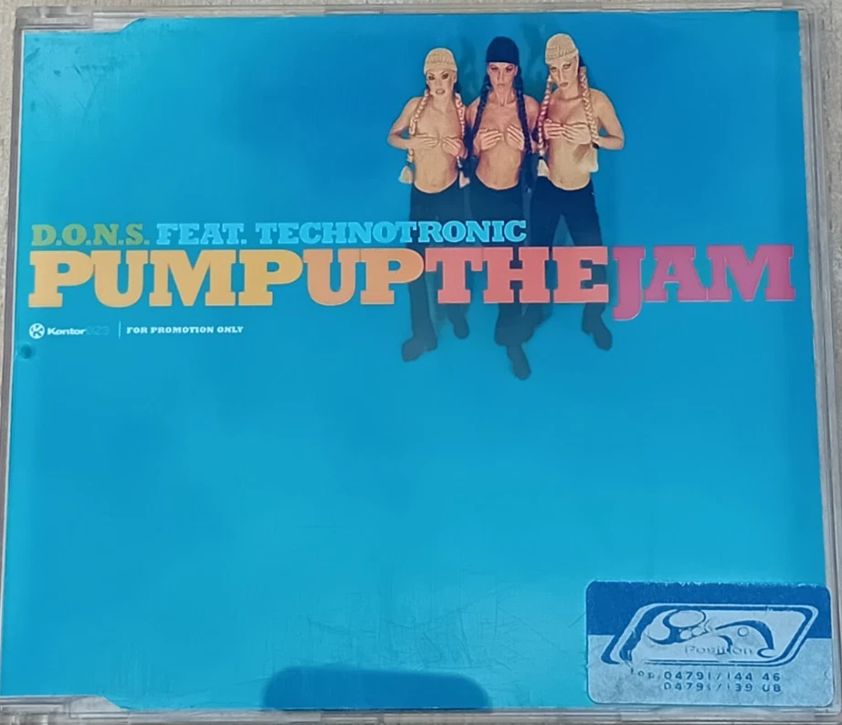 D.O.N.S. feat Technotronic - Pump Up The Jam - Promo-Maxi-CD /Kontor Music 1998