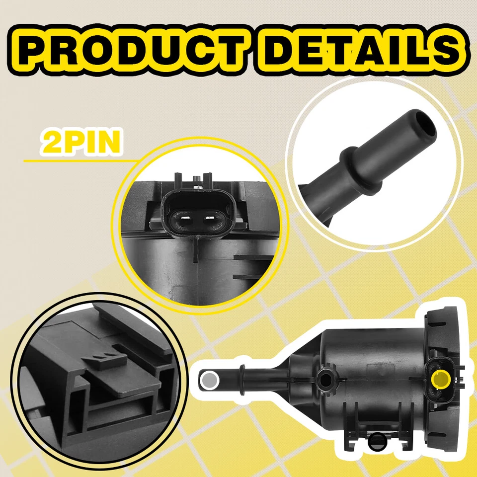 Electroválvula de purga de bote de vapor EVAP para Jeep Compass Patriot 2008-2017 Foto 3 de 4