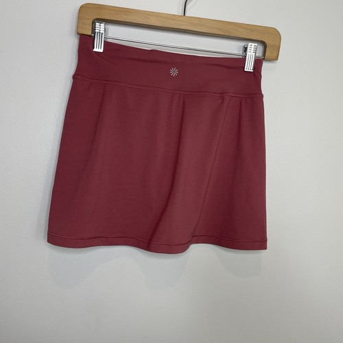 Athleta Girl Goal Getter Skort Skirt Jupe Short mauve pink L/12 tennis golf - Picture 4 of 7
