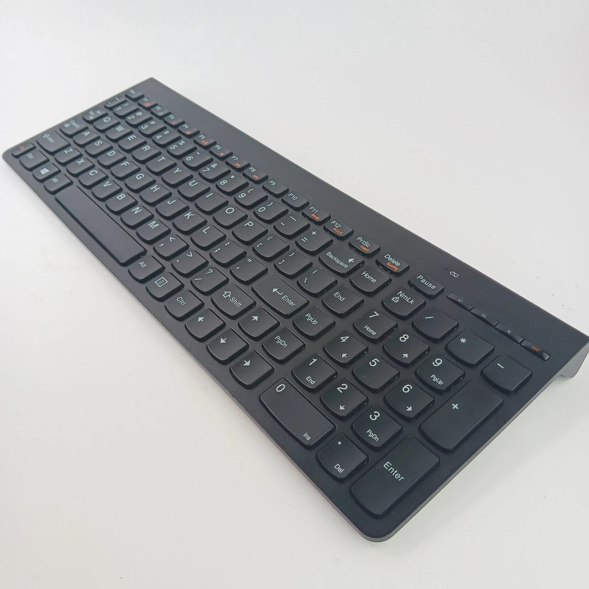 Wireless Keyboard w/ number pad Slim Keyboard (No Reciever) Black