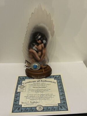 VINTAGE WARME INTERLUDE INDIANER FIGUR VON LEE BOGLE THE BRADFORD EXCHANGE