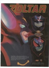 ZOLTAR Battle Of The Planets Resin Bust Figure - Vintage 2002 Toys Print Ad