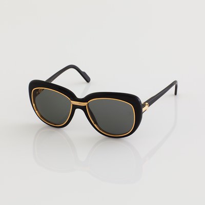 New Authentic Vintage Cartier Conquete Sunglasses C. Black  display picture 3
