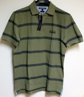 Tommy Hilfiger Herren Polo-Shirt Gestreift Khaki GrößE:M Neu Mit Etikett 79€