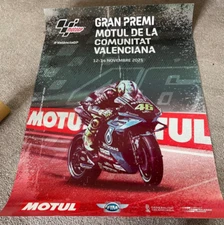 Valentino Rossi Last Race promo poster Re-Print