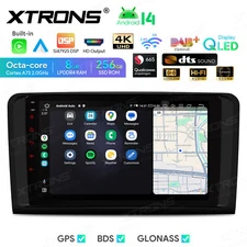 9" Android 14 8Core 8+256G Car Play GPS Radio Stereo For Benz ML-Class W164 X164