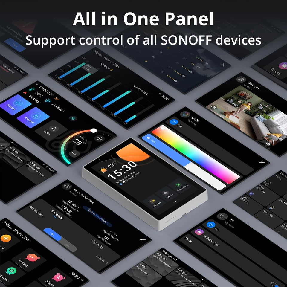 SONOFF NSPanel Pro 4.7 Inch Smart Control Panel 120 Type Built-in Zigbee Gateway - Image 4 of 4