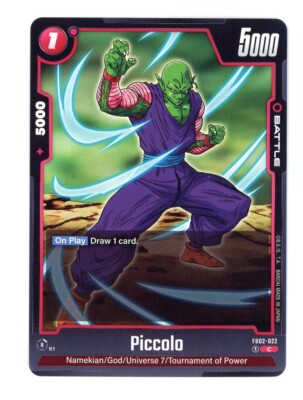 Dragon Ball Super Fusion World Blazing Aura Piccolo #FB02-022 | eBay
