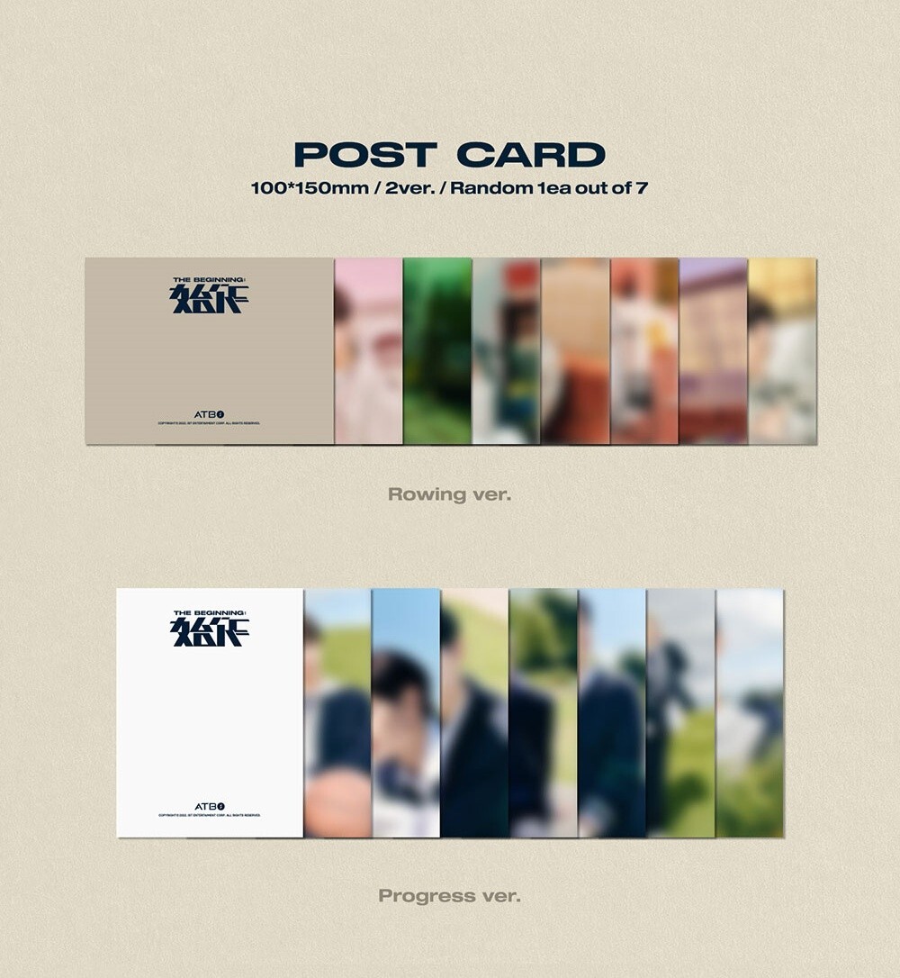 ATBO 2nd Mini Album [The Beginning : 始作] Progress Ver. CD+Book+