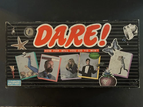 Vintage DARE! Board Game Parker Brothers Complete 1988