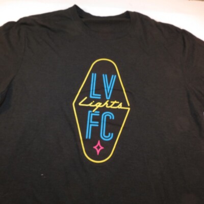 LAS VEGAS LV LIGHTS FOOTBALL CLUB LVFC SOCCER TEE T