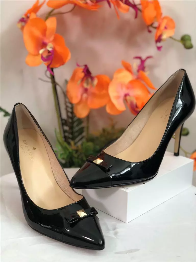 Kate spade patent sales leather pumps
