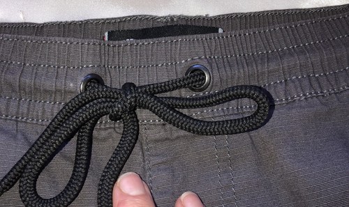 Akademiks Cargo Shorts Drawstring Dark Gray Mens Size M - Picture 4 of 13