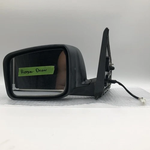 2008 - 2015 Nissan Rogue Driver Side View Power Door Mirror Black OEM Nissan