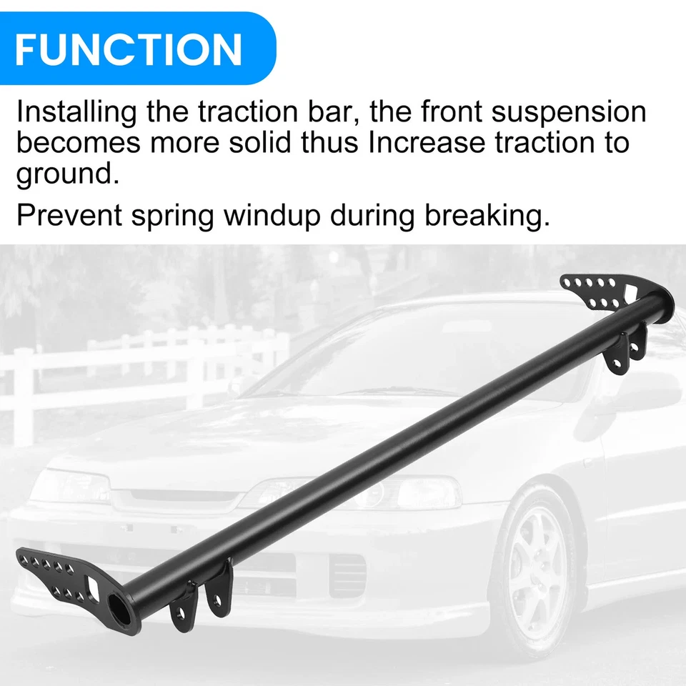 Barra de tracción delantera para Honda Civic Del Sol EK EG EH EJ 92-00 94-01 Acura Integra Foto 3 de 4