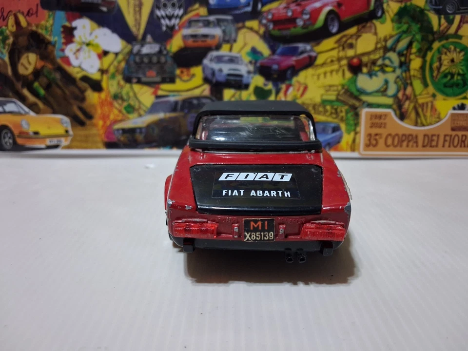burago 1/24 fiat 124 abarth da recupero/restauro - Immagine 3 di 4