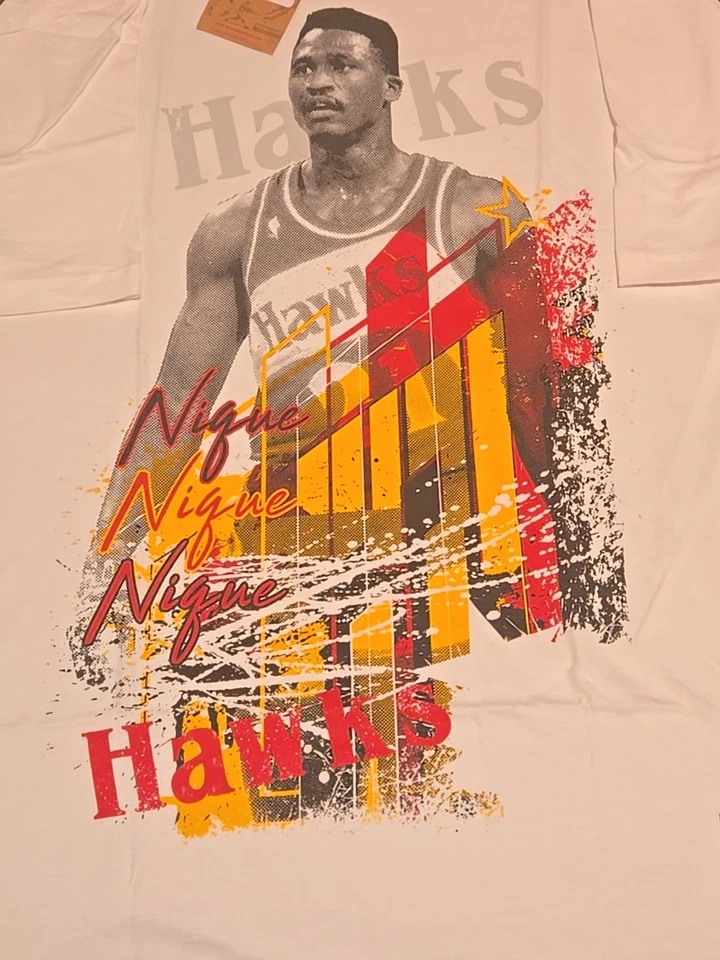 Camiseta Mitchell & Ness Hardwood Classics Dominique Wilkins Atlanta Hawks SS XL Foto 2 de 4