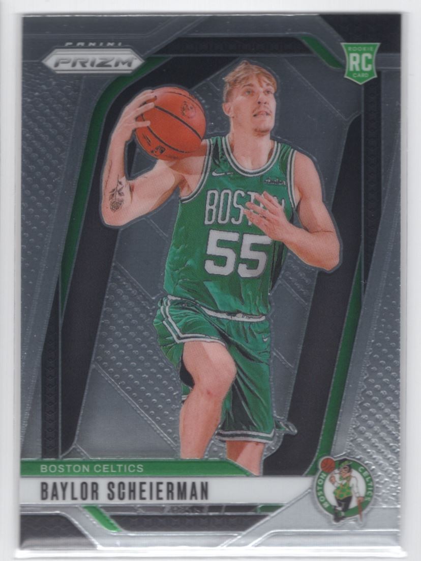 #236 2024-25 Panini Prizm Base ! Baylor Scheierman Rookie Boston Celtics