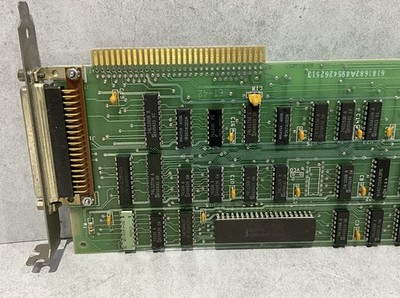 Vintage 1980s ISA Parallel Printer Card 8-Bit DB25 Interface