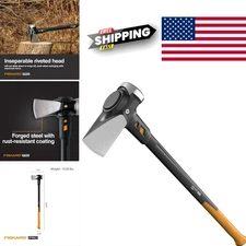 IsoCore Wood Splitter 36 Inch Comfort Grip Handle for Efficient Splitting