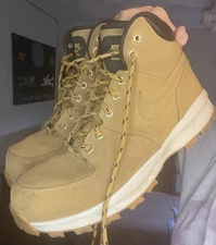 Nike Manoa Men's Leather Boots, Color: Haystack-Velvet Brown, Size: 10.5