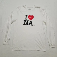Mens Nike Tee I ❤️ New Amsterdam White  L/S Sportswear LE 