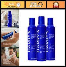 Foaming Shave Gel for Men - Aloe Infused, Soothing Cushions Skin - 3 Pack, 6.7