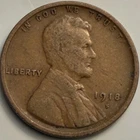 1918-S Lincoln Wheat Cent Fine San Francisco Mint BN2156